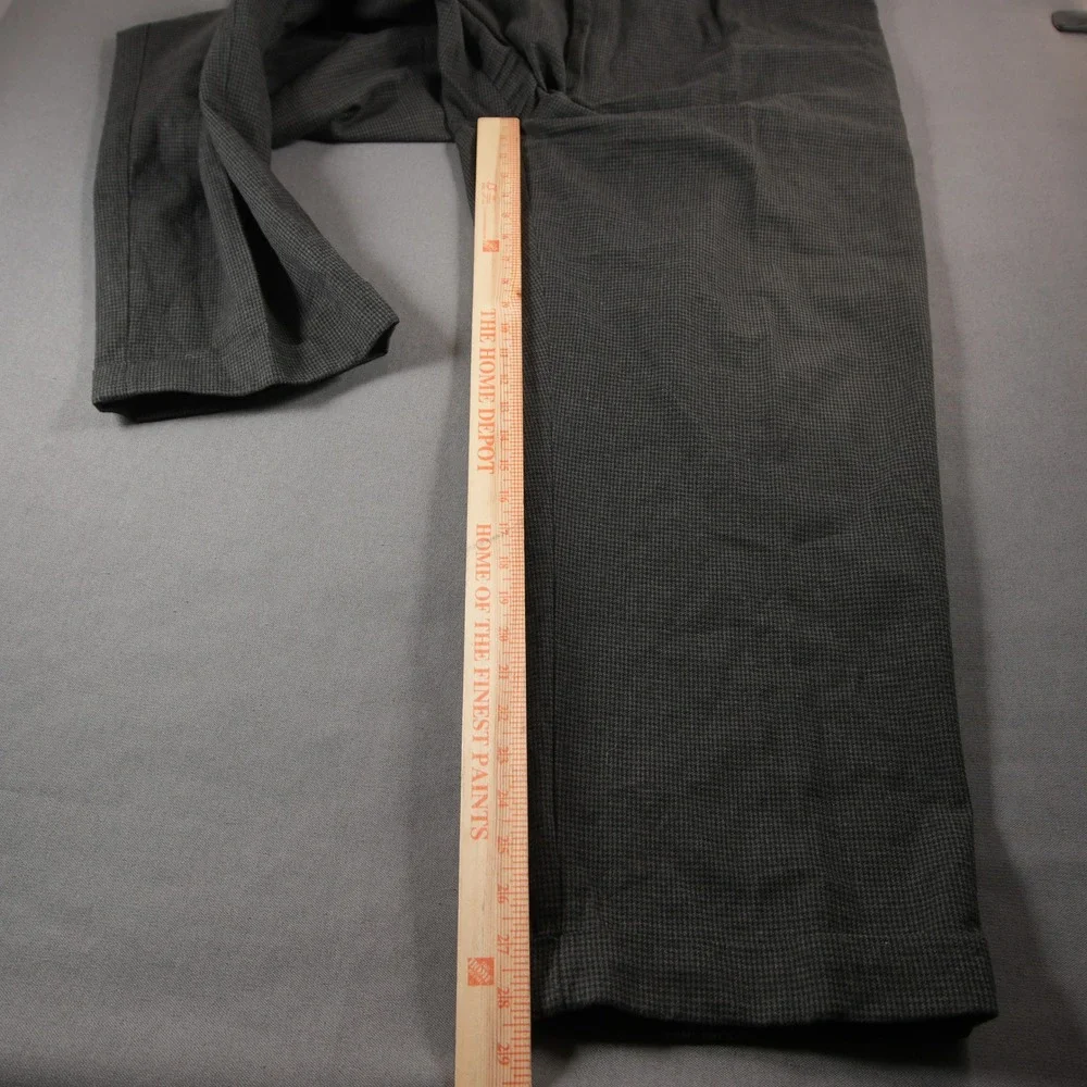 Vintage Polo Ralph Lauren Houndstooth Pleated D-Ring Adjusters Men Pants 42/28